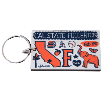 Julia Gash Recycled Wood Keychain